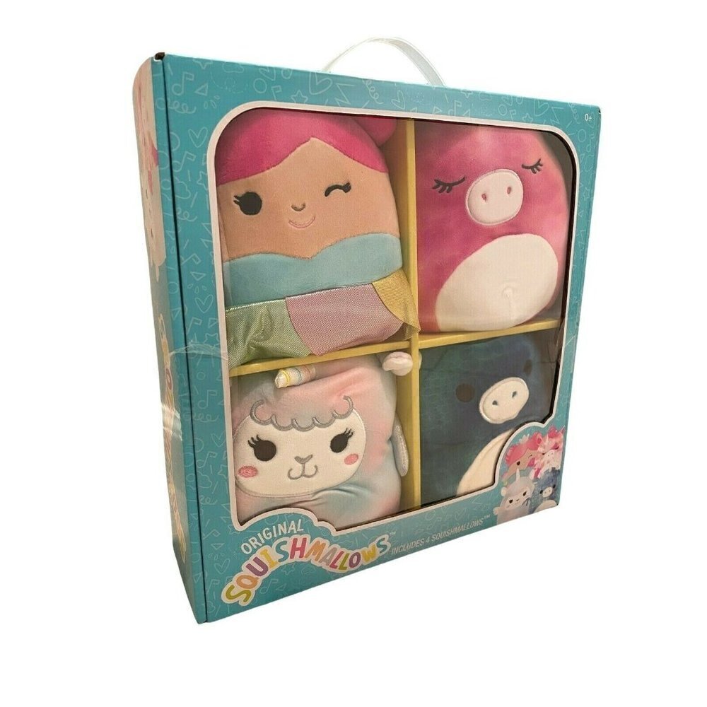 Squishmallows 8" Set Fairy Alicorn Dragon Unicorn Plush Stuffed Animal Gift Box